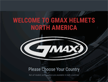 Tablet Screenshot of gmaxhelmet.com